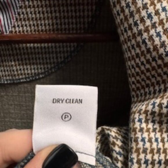 Tommy Hilfiger Plaid Blazer Gray Check Women’s Size 2 Workwear - Picture 10 of 11